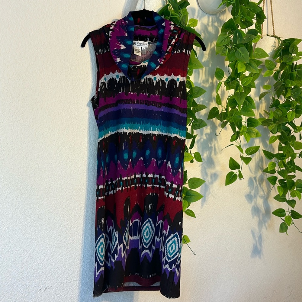 Vibrant, colorful dress!